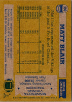 1982 Topps Matt Blair #390