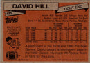 1981 Topps David Hill