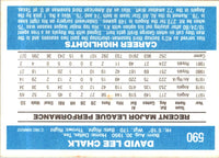 1982 Donruss Dave Chalk #590