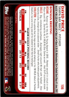 2011 Bowman David Price #106