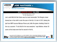 2013 Topps Update Joe Nathan #US296