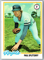 1978 Topps Paul Splittorff #638