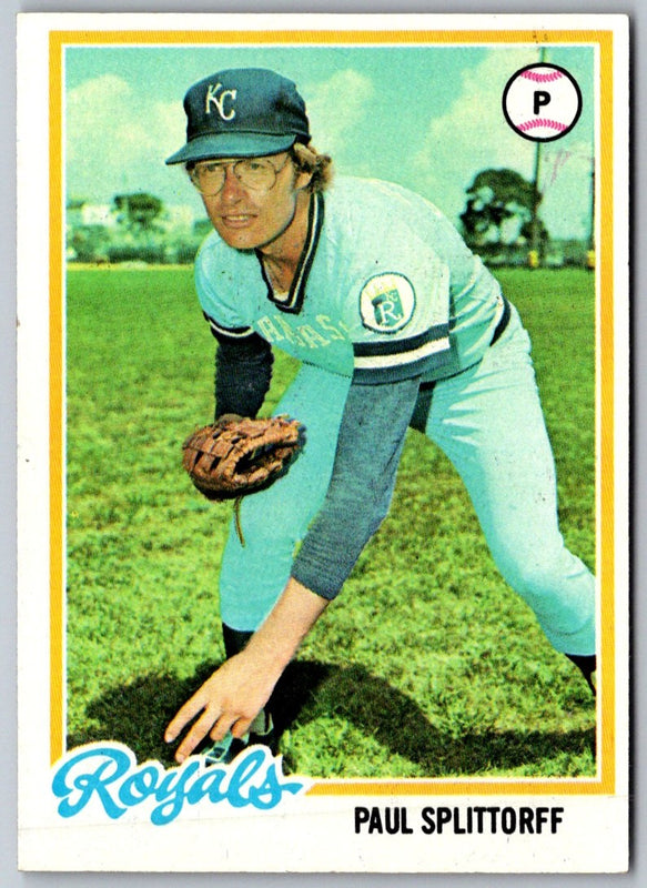 1978 Topps Paul Splittorff #638
