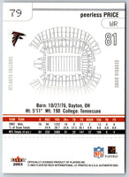 2003 Fleer Authentix Peerless Price #79