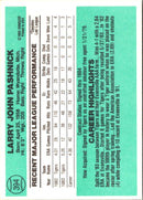 1984 Donruss Larry Pashnick