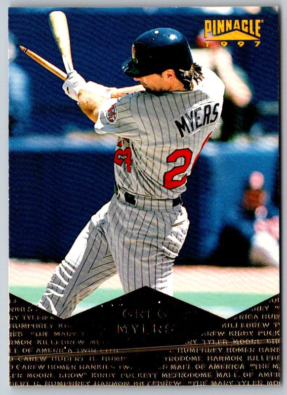 1997 Pinnacle Greg Myers #5