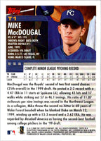 2000 Topps Traded & Rookies Mike MacDougal #T1