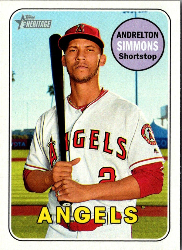 2018 Topps Heritage Andrelton Simmons #29