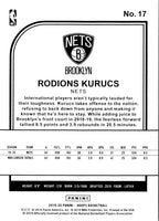 2019 Hoops Rodions Kurucs #17
