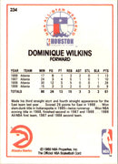 1989 Hoops All-Star Panels Perforated Dominique Wilkins