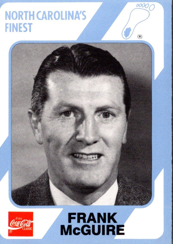 1989 Collegiate Collection North Carolina's Finest Frank McGuire #99