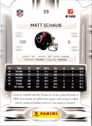 2009 Playoff Prestige Matt Schaub