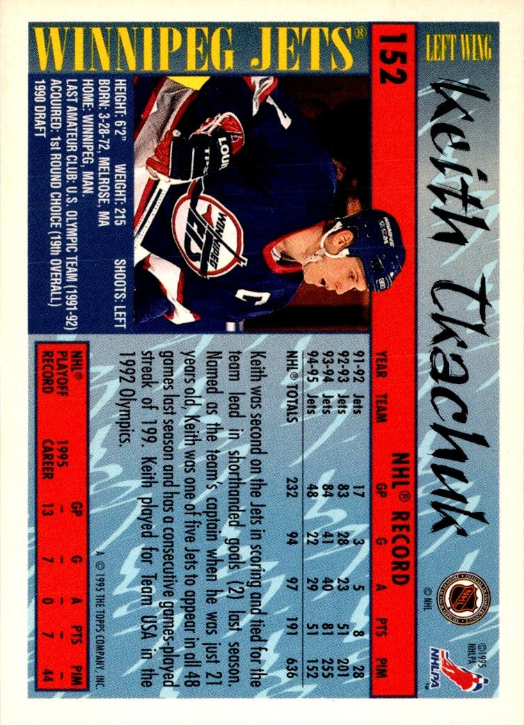 1995 Topps Keith Tkachuk