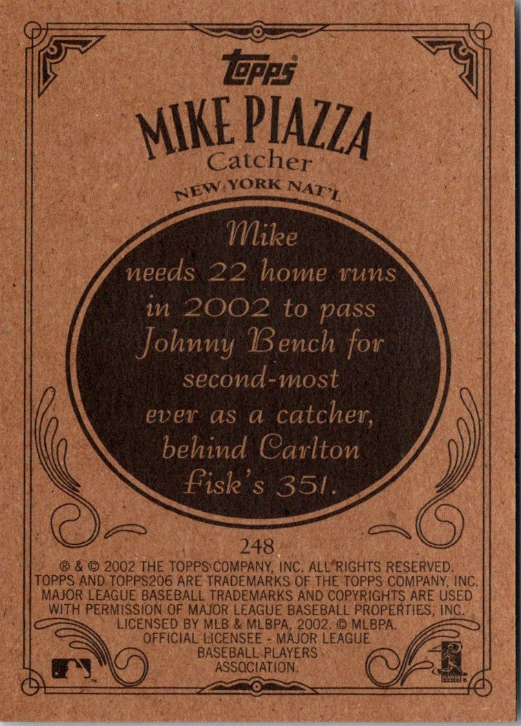 2002 Topps 206 Mike Piazza