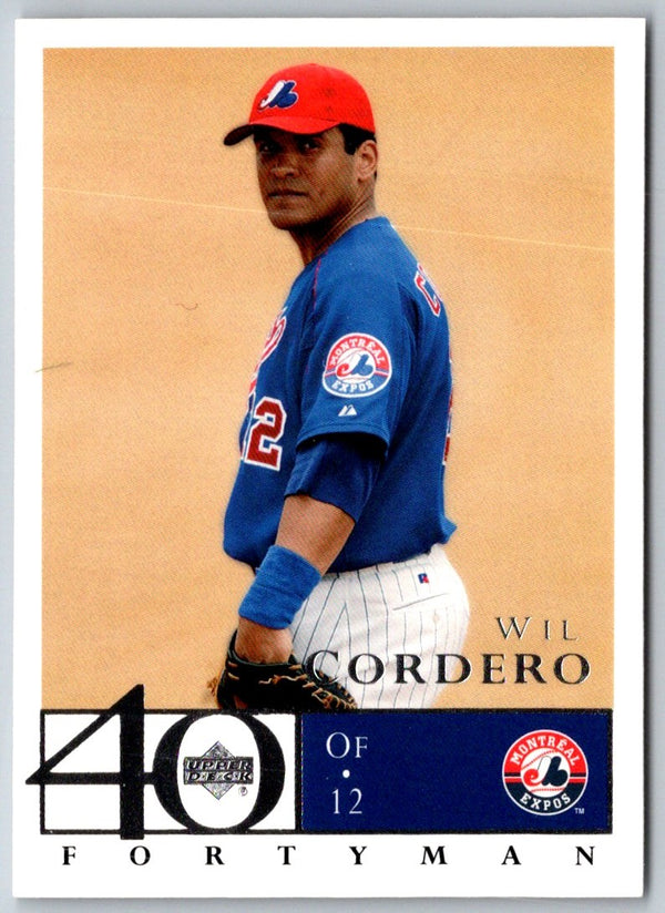 2003 Upper Deck 40-Man Wil Cordero #561