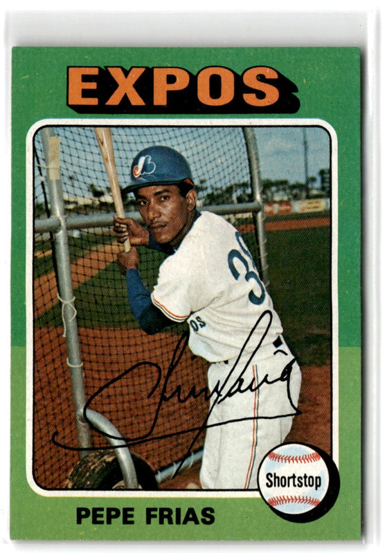 1975 Topps Pepe Frias #496 NRMT