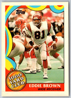 1989 Topps 1000 Yard Club Eddie Brown #6