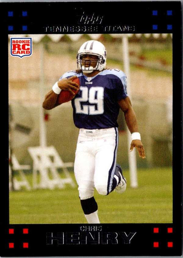 2007 Topps Chris Henry #312 Rookie