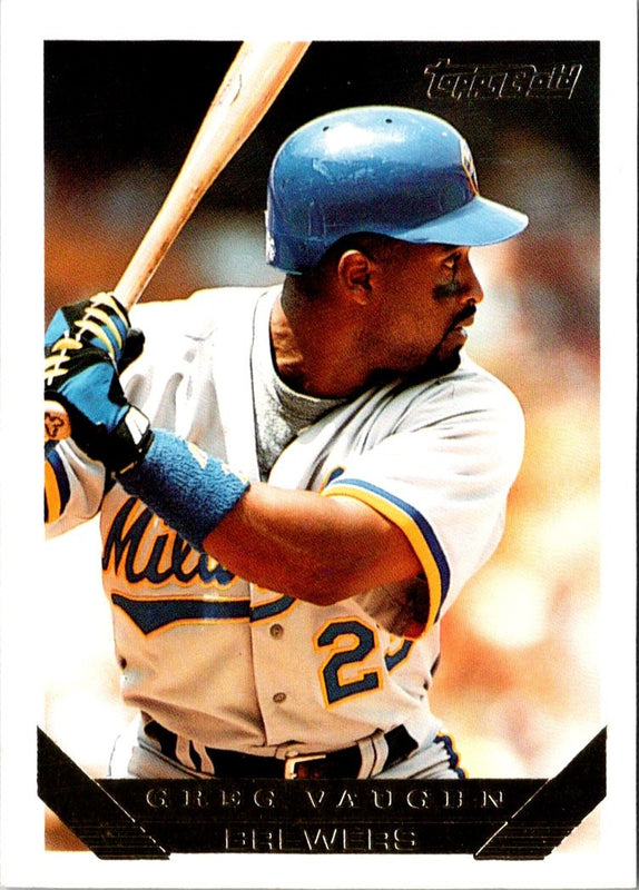 1993 Topps Gold Greg Vaughn #153