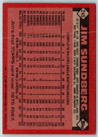 1986 Topps Jim Sundberg #245