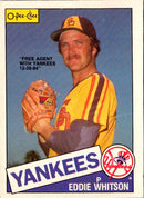 1985 O-Pee-Chee Eddie Whitson