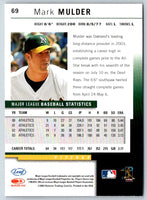 2002 Donruss Best of Fan Club Mark Mulder #69