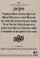 2009 Upper Deck Goodwin Champions Joe Lewis #84