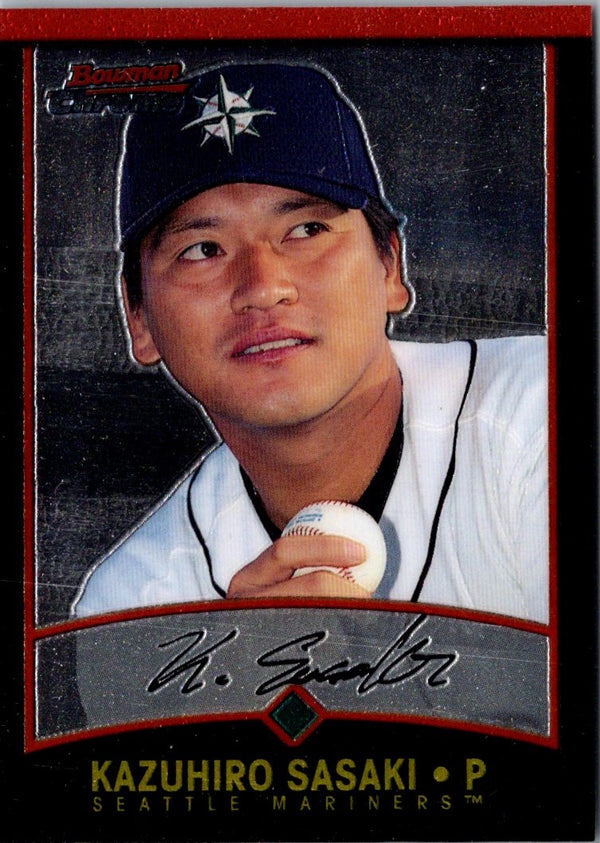 2001 Bowman Chrome Kazuhiro Sasaki #102