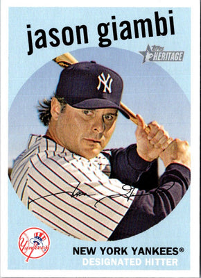 2008 Topps Heritage Jason Giambi #65