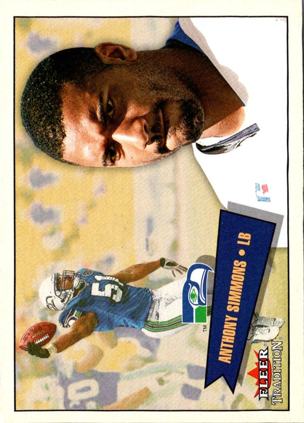 2001 Fleer Tradition Anthony Simmons #238