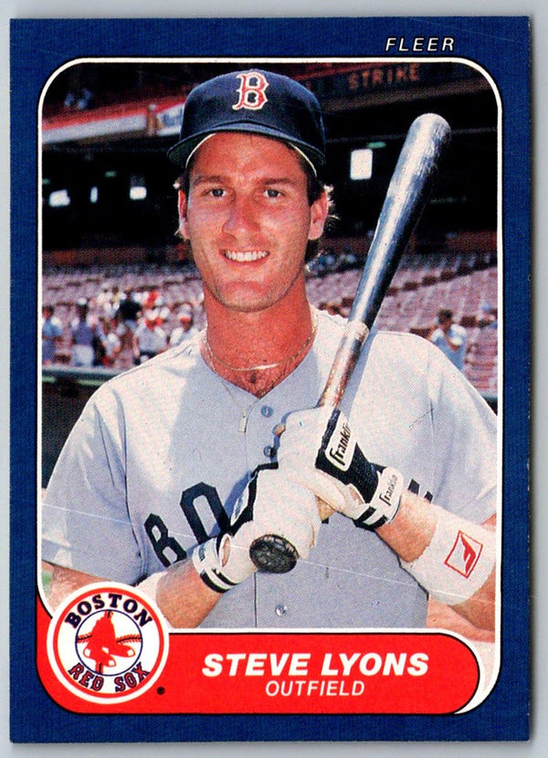 1986 Fleer Steve Lyons #355