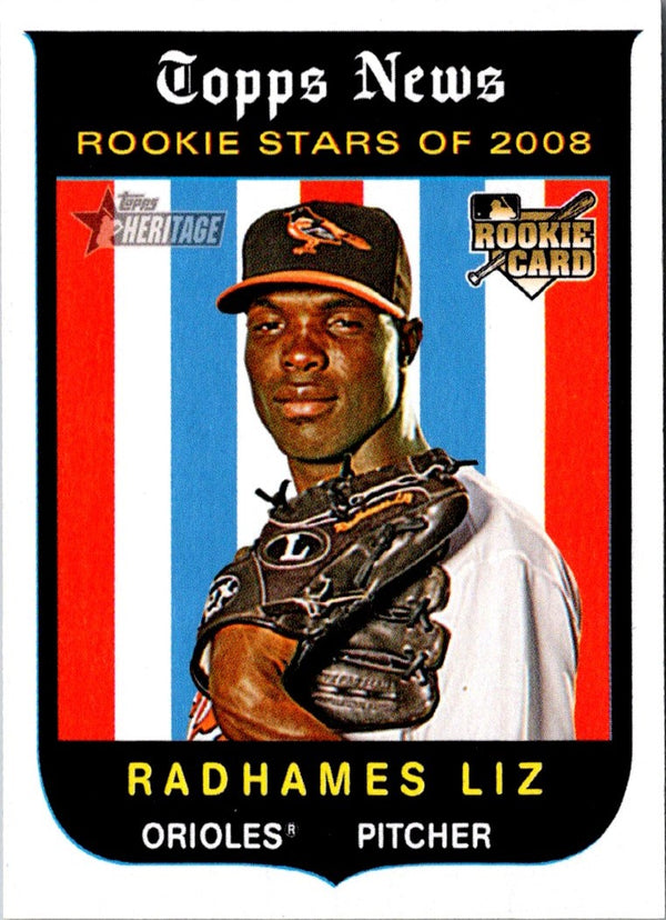 2008 Topps Heritage Radhames Liz #133 Rookie