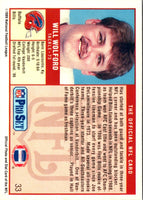 1989 Pro Set Will Wolford #33 Rookie