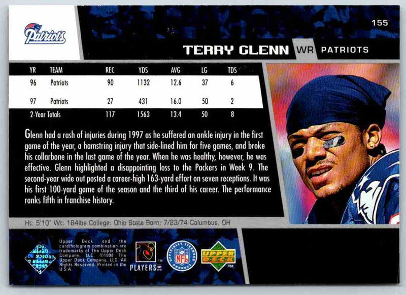 1998 Upper Deck Terry Glenn