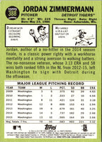 2016 Topps Heritage Jordan Zimmermann #388