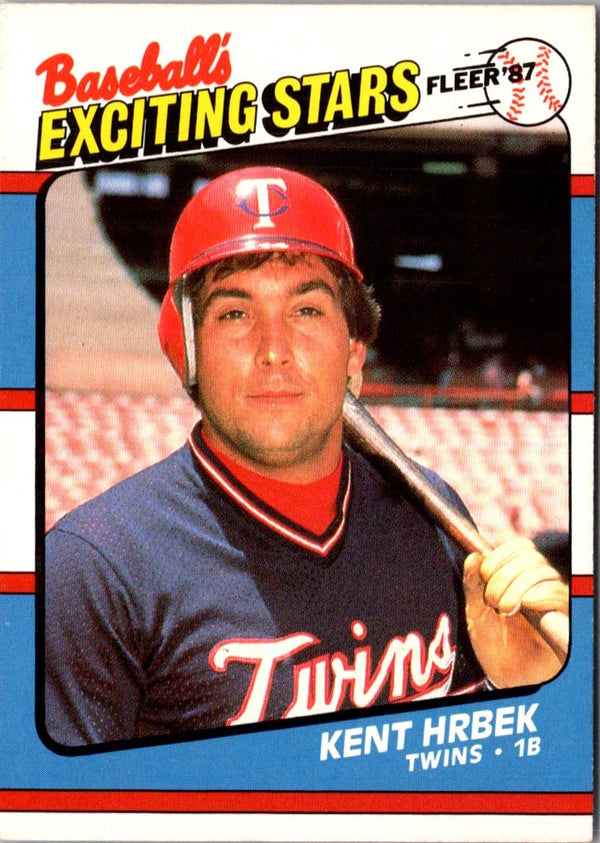 1987 Fleer Exciting Stars Kent Hrbek #29