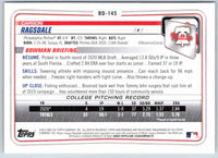 2020 Bowman Carson Ragsdale #BD-145