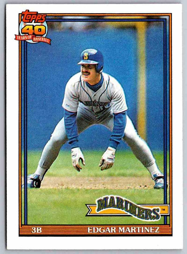 1991 Topps Edgar Martinez #607