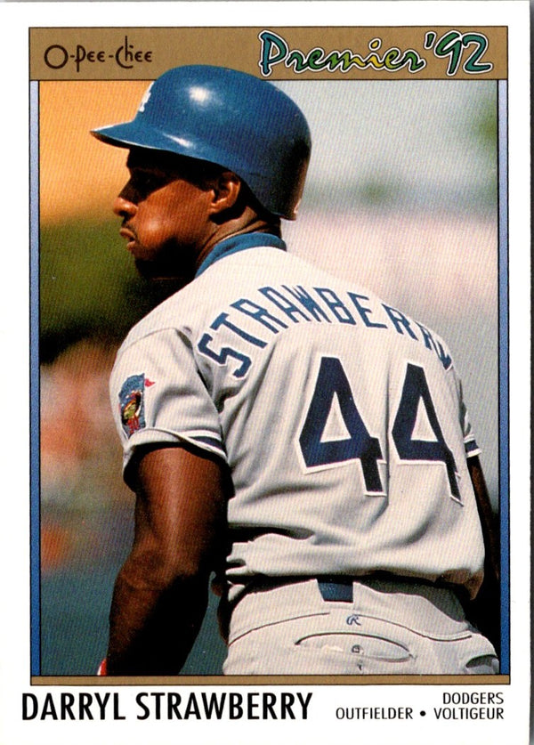 1992 O-Pee-Chee Premier Darryl Strawberry #179