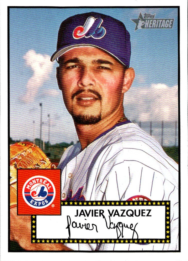 2001 Topps Heritage Javier Vazquez #121