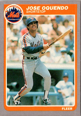 1985 Fleer Jose Oquendo #88