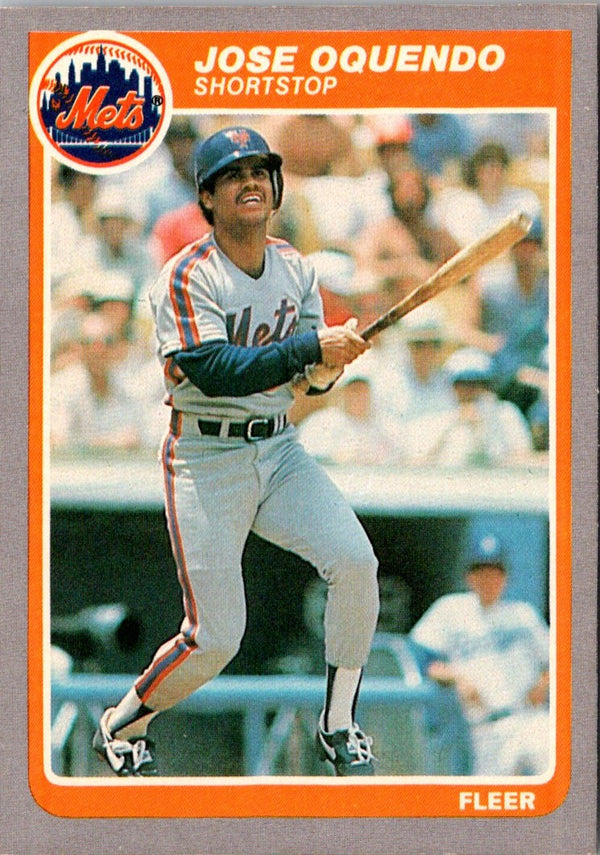 1985 Fleer Jose Oquendo #88