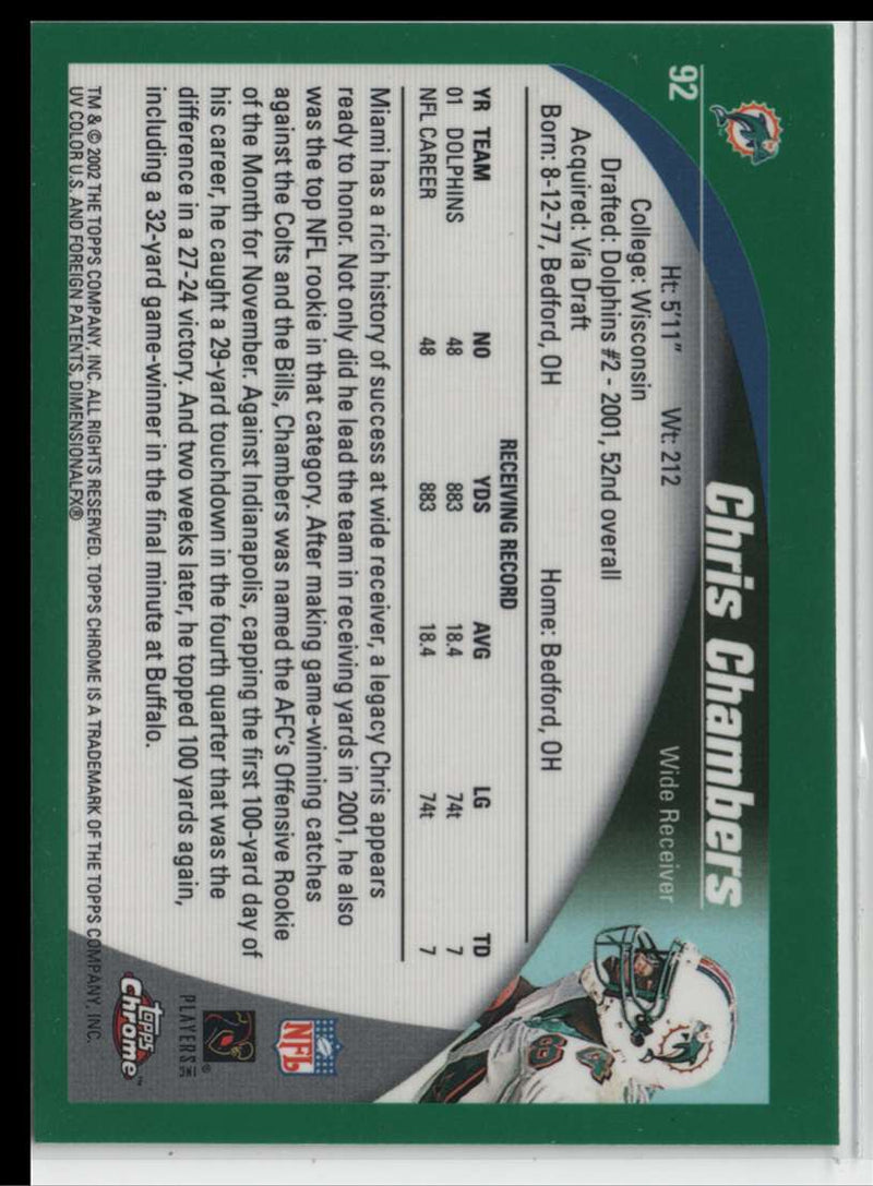 2002 Topps Chrome Chris Chambers