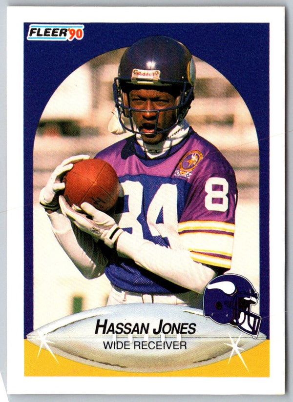 1990 Fleer Hassan Jones #100