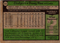 1979 Topps Doug Rau #347