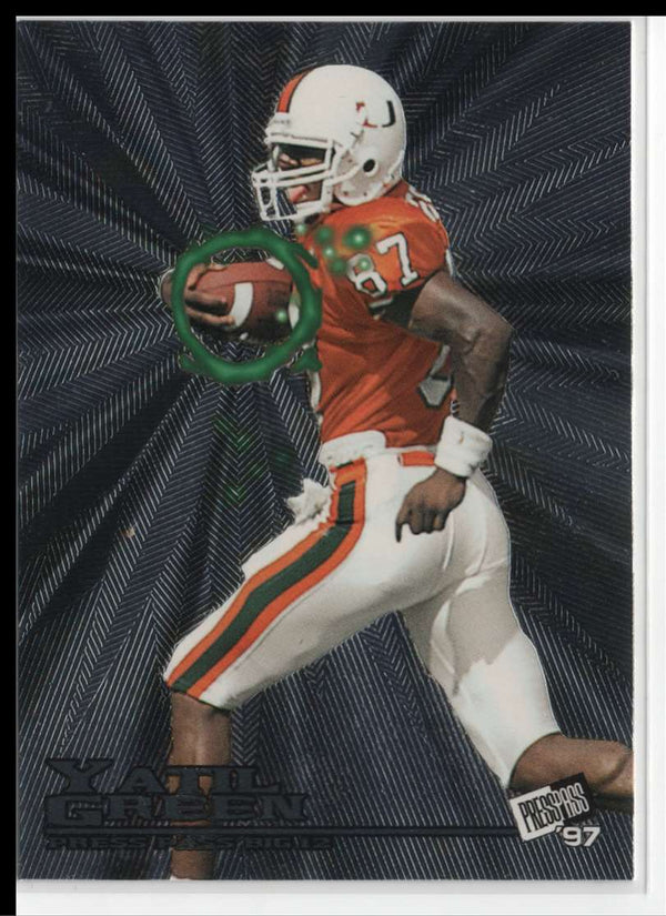 1997 Press Pass Big 12 Yatil Green #B9