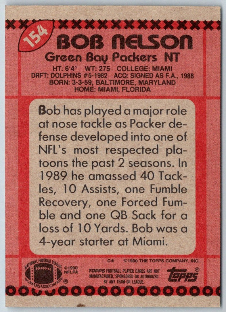 1990 Topps Bob Nelson