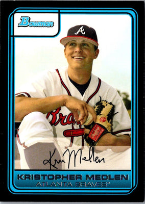 2006 Bowman Kristopher Medlen #DP58