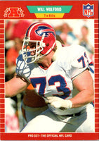 1989 Pro Set Will Wolford #33 Rookie