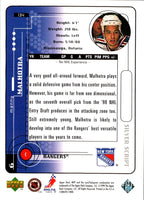 1998 Upper Deck MVP Silver Script Manny Malhotra #134